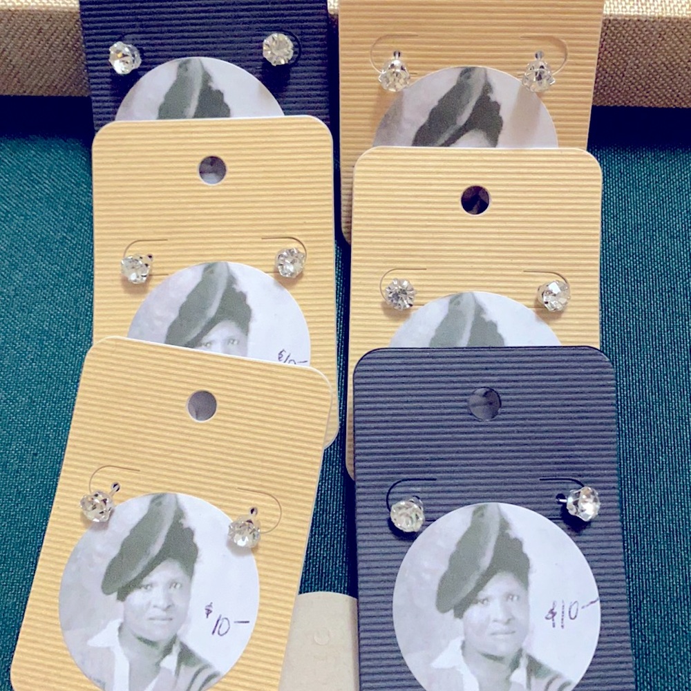 NWT CZ Stud Earrings